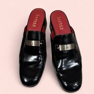 Black Leather Men's Loafers